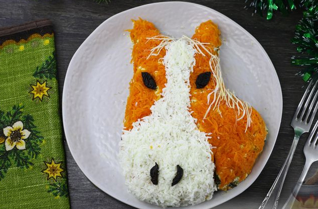 салат на новый год