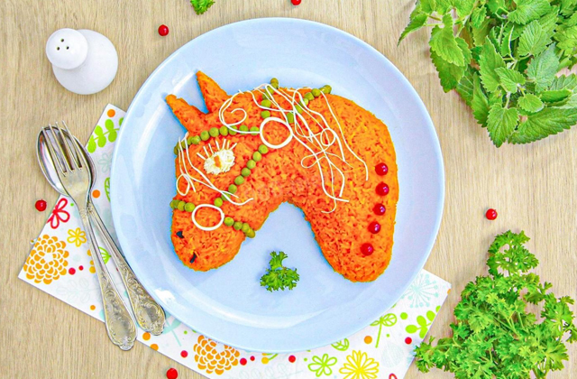 оригинальный праздничный салат