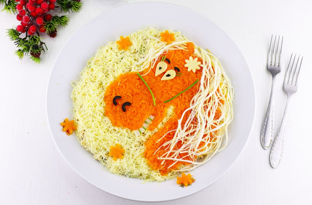 новогодний салат